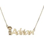 cadena con nombre oro