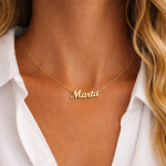 cadena con nombre oro