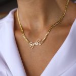 cadena con nombre oro