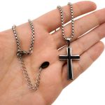 cadena cruz hombre