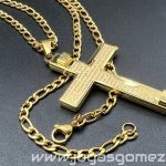 cadena de oro con cruz