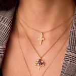 cadena de oro con cruz