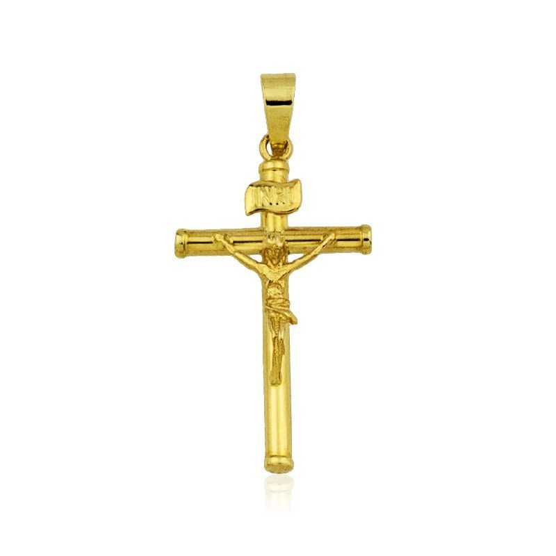 cadena-de-oro-con-cruz-876dai-1.jpg cadena de oro con cruz - Imagen 1