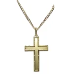 cadena de oro con cruz