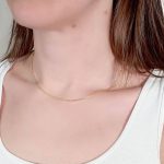 cadena de oro mujer fina