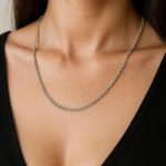 cadena de plata mujer fina