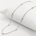 cadena de plata mujer fina