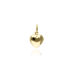 colgante corazon oro