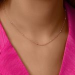 colgante oro rosa