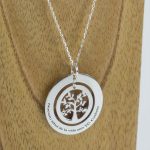 colgante plata personalizado