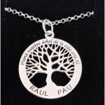 colgante plata personalizado