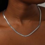 collar acero inoxidable mujer