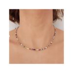 collar bolitas colores