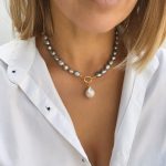 collar con perla