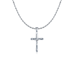 collar cruz hombre