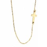 collar cruz oro