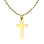 collar cruz oro