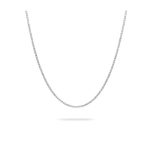 collar de oro blanco