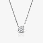collar de oro blanco