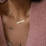 collar de oro con nombre