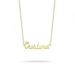 collar de oro con nombre