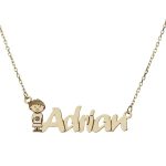 collar de oro con nombre
