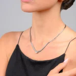 collar diamante solitario