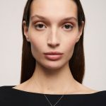 collar diamante solitario