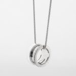 collar oro blanco mujer