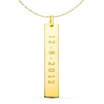 collar personalizado hombre