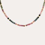 collar piedras colores