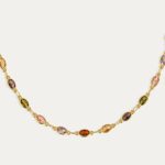 collar piedras colores