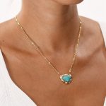 collar turquesa