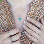 collar turquesa