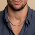 collares de plata para hombre