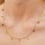 gargantilla de oro 18k mujer