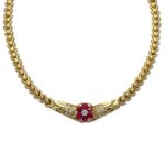 gargantilla de oro 18k mujer