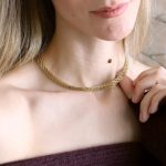 gargantilla de oro 18k mujer
