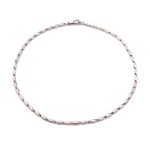 gargantilla oro blanco